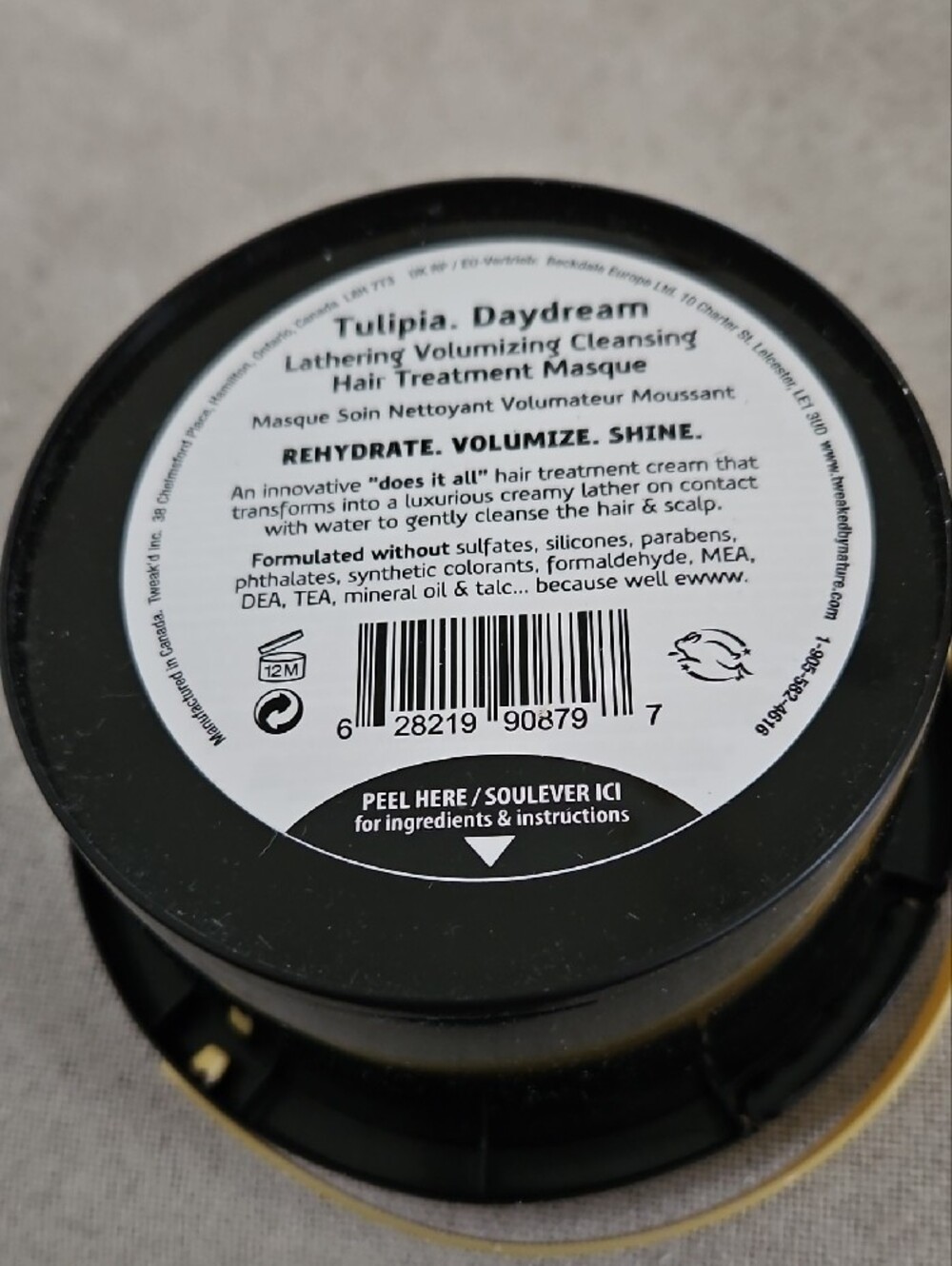 Set of 2 TUBS Tulipia Lathering Volumizing Cleansing Treatment Masque - Picture 3 of 3